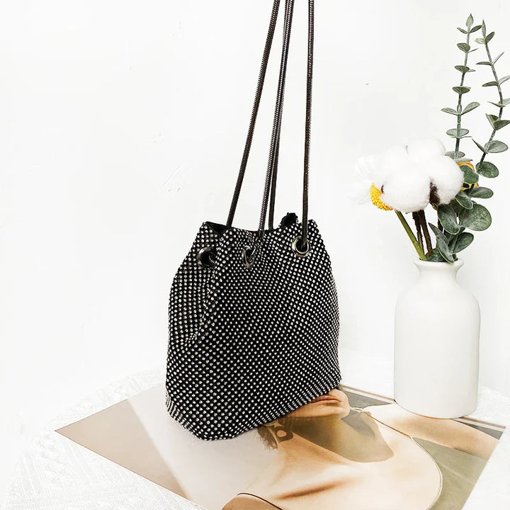 Sac bandoulière strass