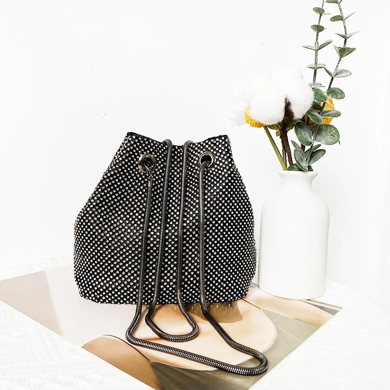Sac bandoulière strass