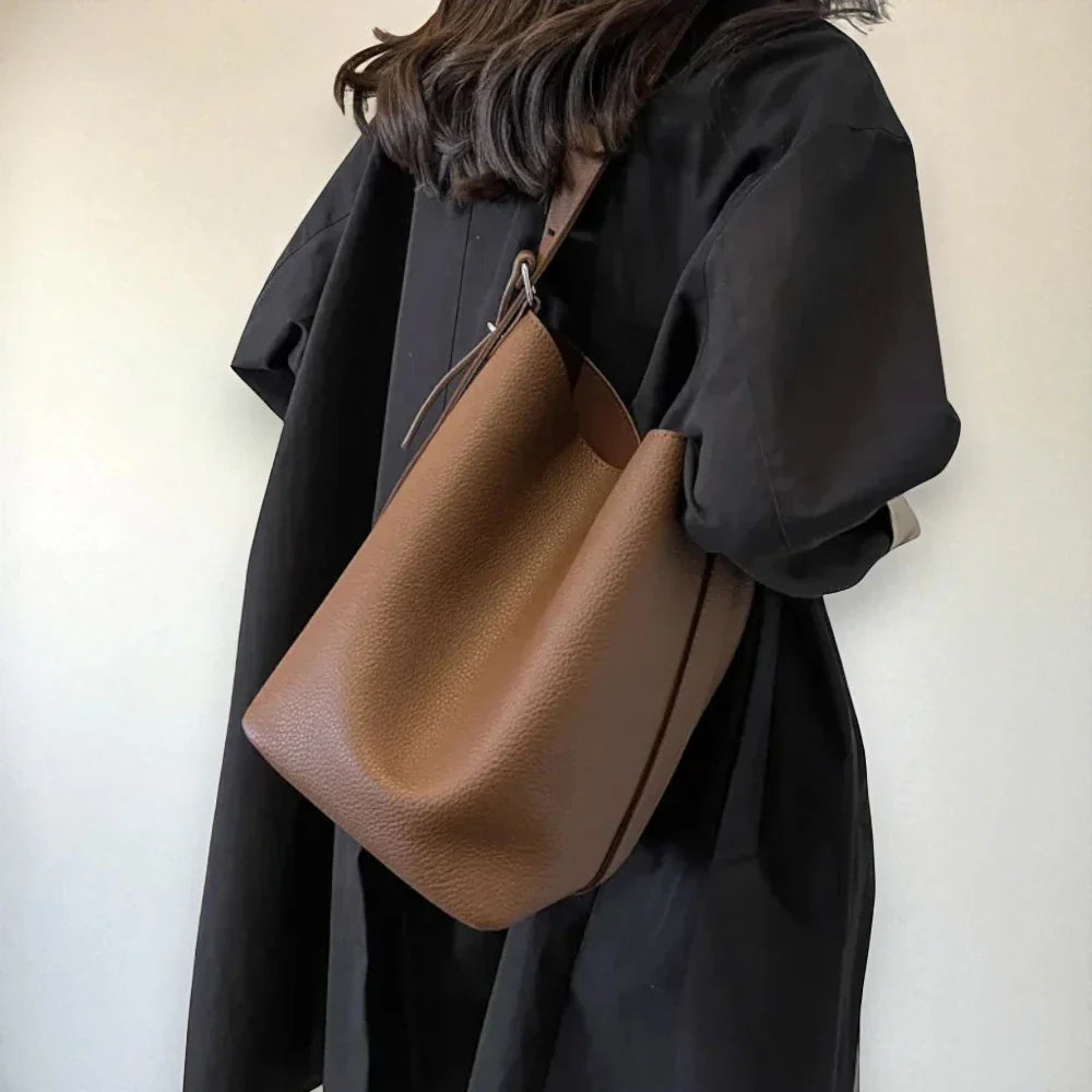 Sac seau bandoulière femme