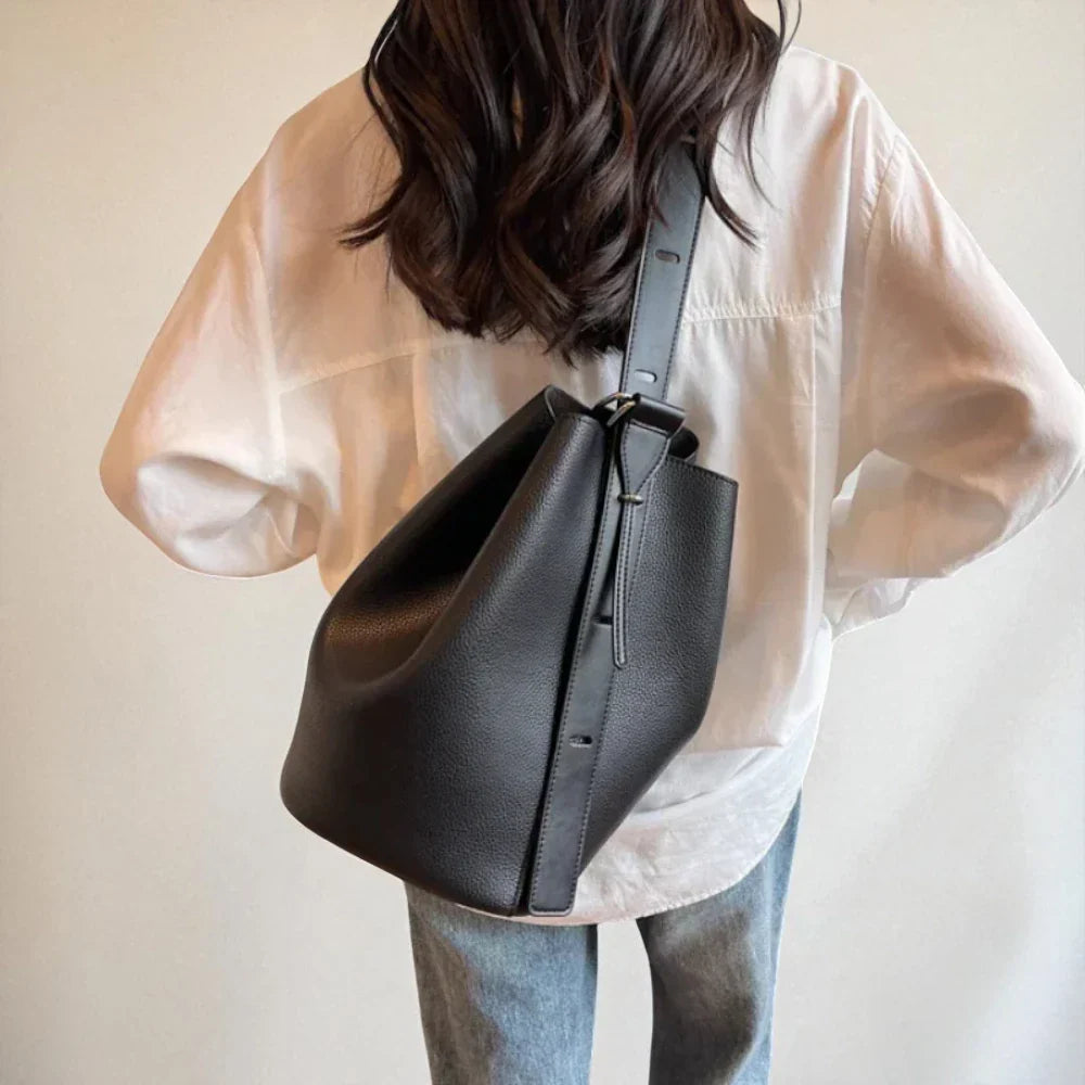 Sac seau bandoulière femme
