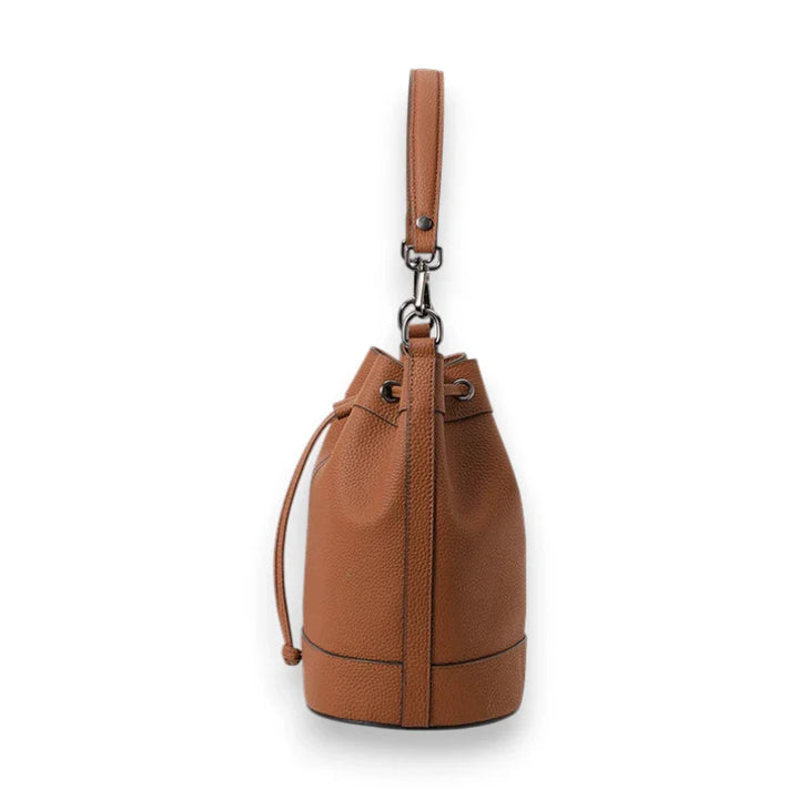 Sac seau en cuir authentique