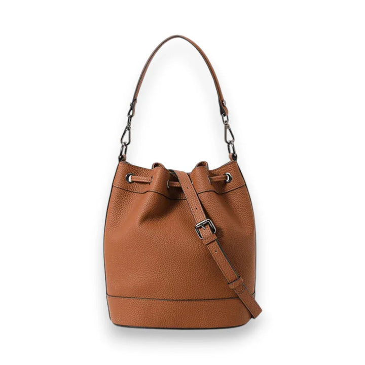 Sac seau en cuir authentique
