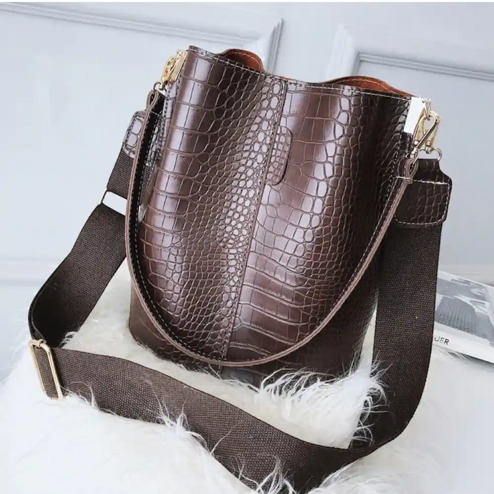 Sac seau en simili cuir