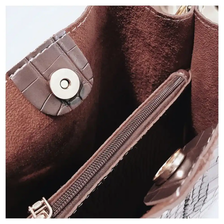 Sac seau en simili cuir