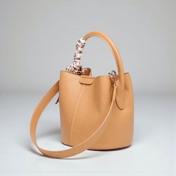 Sac seau en simili cuir souple