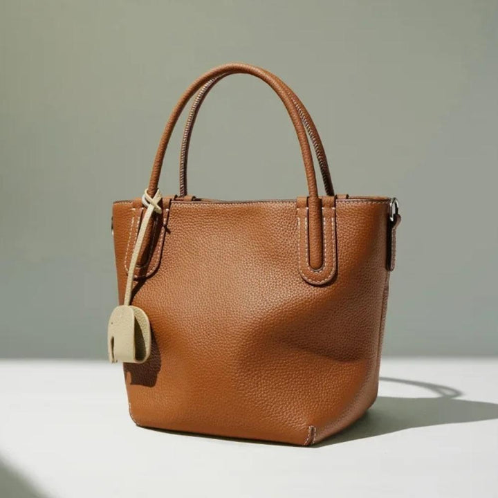 Sac seau femme en cuir véritable