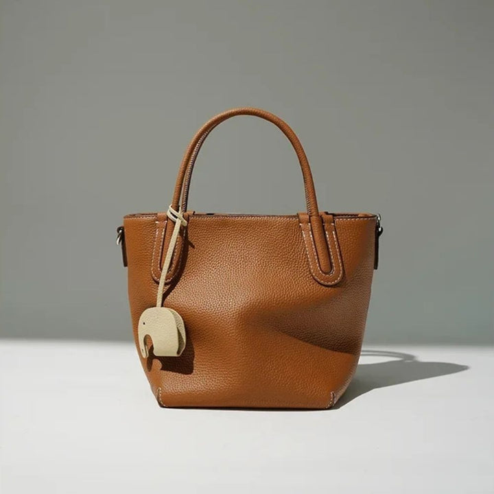 Sac seau femme en cuir véritable