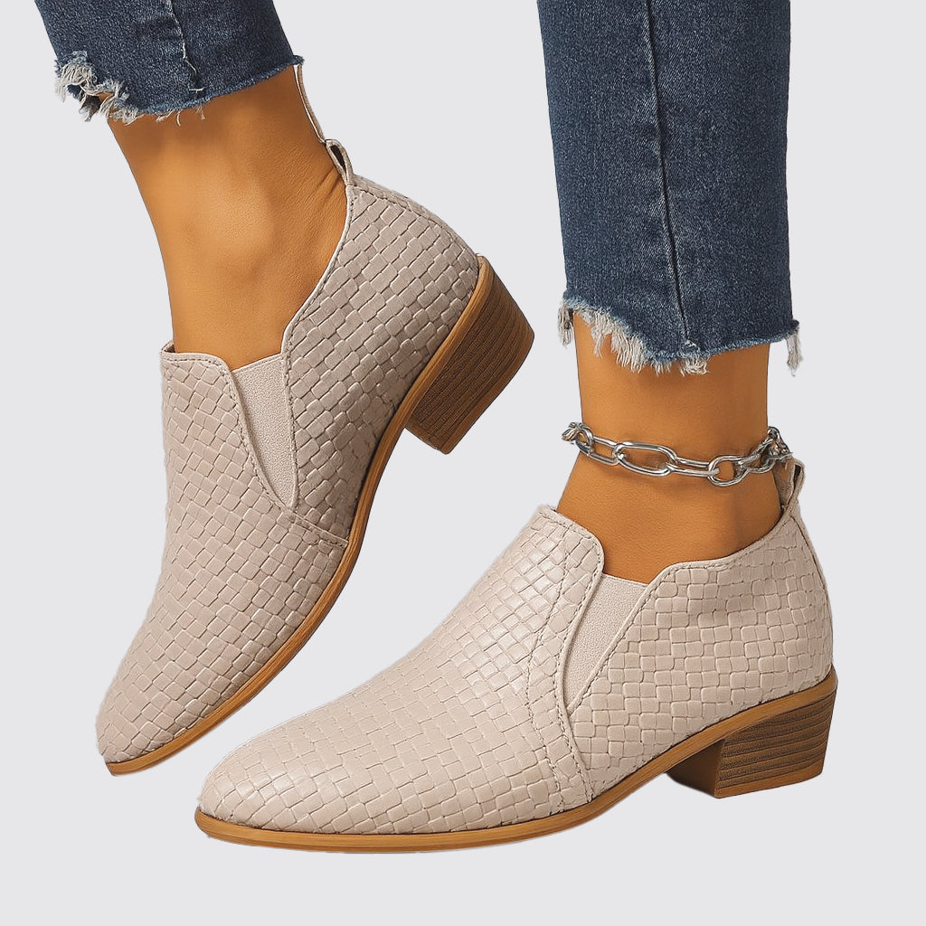 Bottines Élégance Tissage Urbain