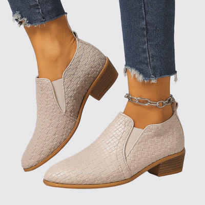 Bottines Élégance Tissage Urbain